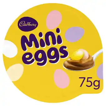 Tesco Cadbury mini eggs milk chocolate dessert 75g offer