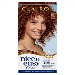 Asda Clairol nice'n easy permanent hair dye 5r medium auburn offer