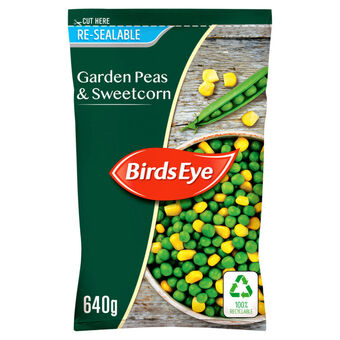 Asda Birds eye garden peas & sweetcorn offer