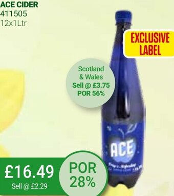 Bestway Ace Cider 12x1Ltr offer