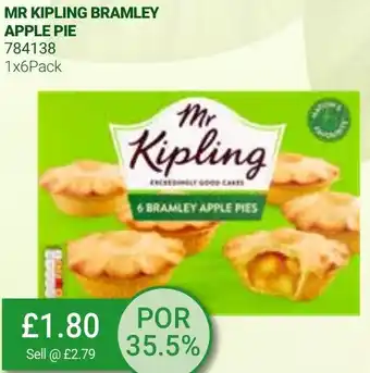 Bestway Mr Kipling Bramley Apple Pie 1x6Pack offer