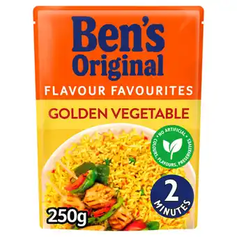 Asda Ben's original golden vegetable microwave rice offer