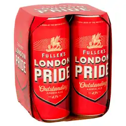 Asda Fuller's london pride outstanding amber ale 4x offer