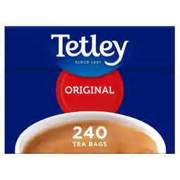 Asda Tetley original 240 tea bags offer