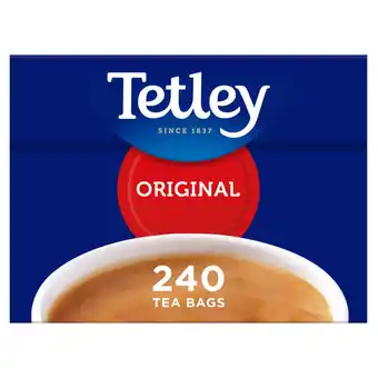 Asda Tetley original 240 tea bags offer