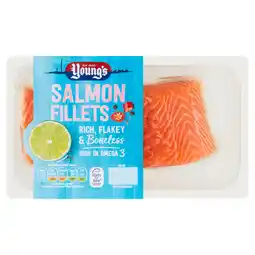 Asda Young's salmon fillets offer