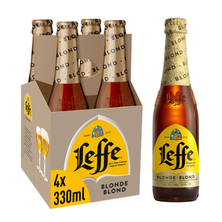Leffe blonde abbey beer bottles offer at Asda