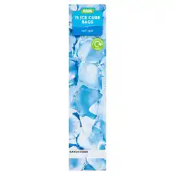 Asda Asda 15 self seal ice cube bags offer