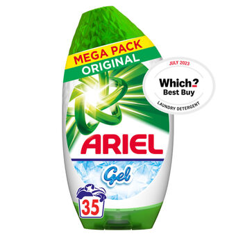 Asda Ariel washing liquid laundry detergent original gel, 35 washes offer