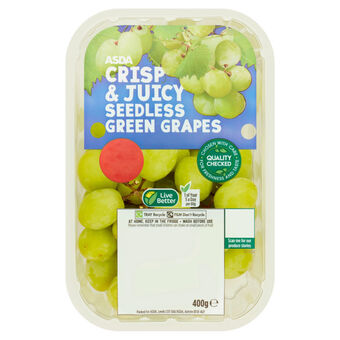 Asda Asda crisp & juicy seedless green grapes offer