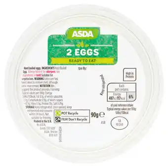 Asda Asda 2 eggs offer