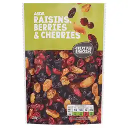 Asda Asda raisins, berries & cherries offer