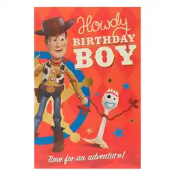 Asda Disney toy story birthday card offer