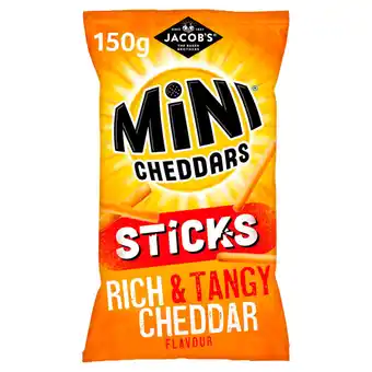 Asda Jacob's mini cheddars sticks rich & tangy cheddar flavour offer
