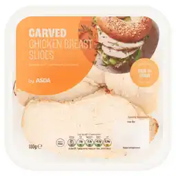 Asda Asda carved chicken breast slices offer