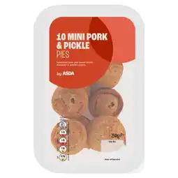 Asda Asda 10 mini pork & pickle pies offer
