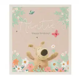 Asda Boofle auntie birthday card offer