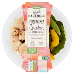 Asda Asda good & balanced firecracker chicken & fragrant rice offer