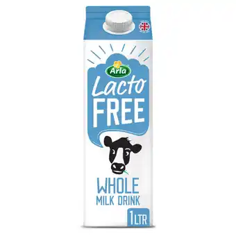 Asda Arla lactofree fresh whole milk offer
