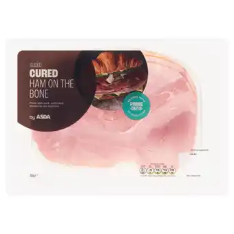 Asda Asda sliced cured ham on the bone offer