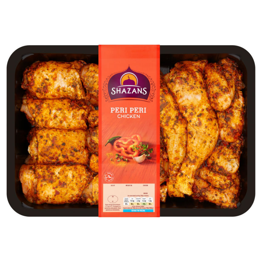 Shazans halal peri peri chicken platter offer at Asda