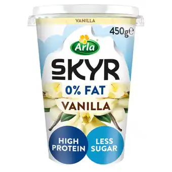 Asda Arla skyr vanilla icelandic style yogurt offer