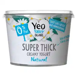 Asda Yeo valley organic super thick creamy yogurt natural offer