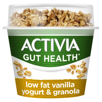 Asda Activia vanilla & granola breakfast pot low fat yoghurt offer