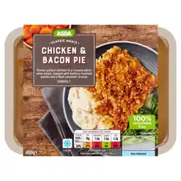 Asda Asda chicken & bacon pie offer