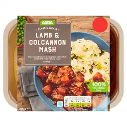 Asda Asda lamb and colcannon mash offer