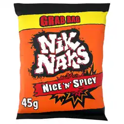 Asda Nik naks nice 'n' spicy flavour offer
