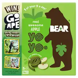 Asda Bear fruit yoyos apple multipack offer