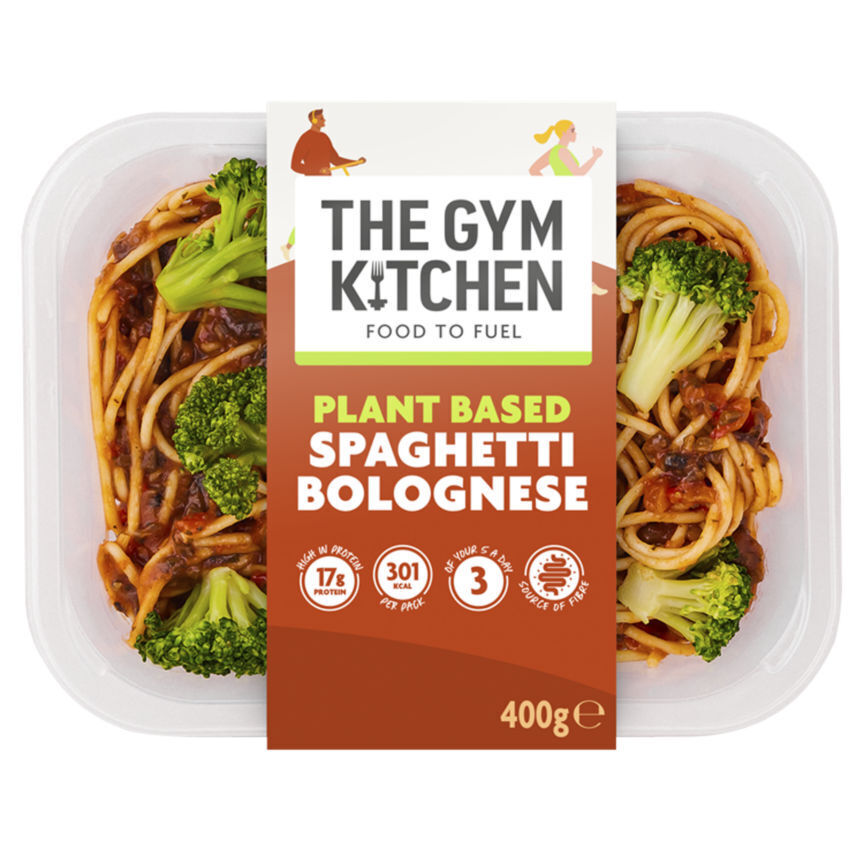 The gym kitchen plant based spaghetti bolognese offer at Asda