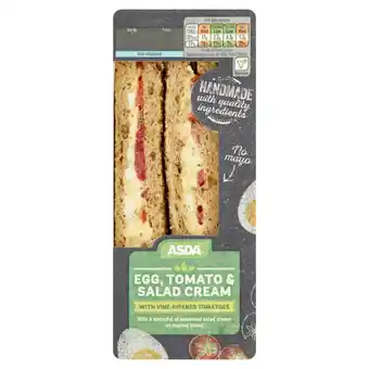 Asda Asda egg, tomato & salad cream sandwich offer