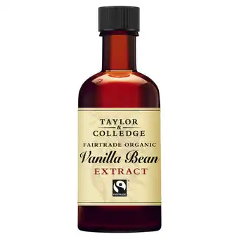 Asda Taylor & colledge fairtrade organic vanilla bean extract offer