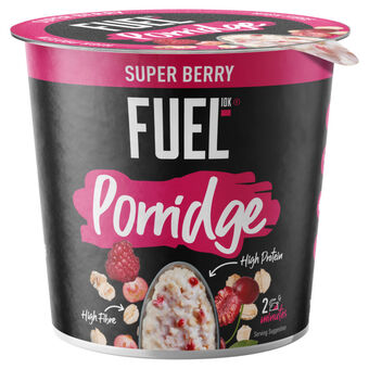 Asda Fuel10k high protein super berry porridge pot offer