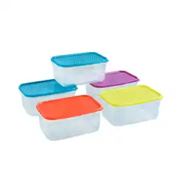 Asda George home 1l plastic food storers 5pk offer