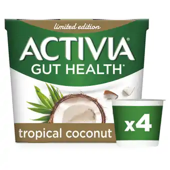 Asda Activia limited edition tropical coconut yoghurt offer