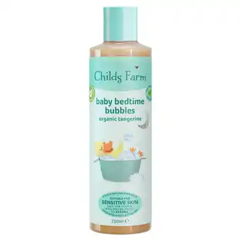 Asda Childs farm baby bedtime bubbles organic tangerine offer