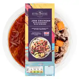 Asda Asda extra special british jerk chicken with coconut rice & beans offer