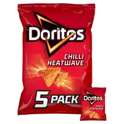 Asda Walkers doritos chilli heatwave multipack tortilla chips offer