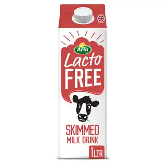 Asda Arla lactofree skimmed milk offer