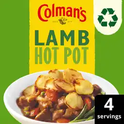 Asda Colman's lamb hotpot recipe mix offer