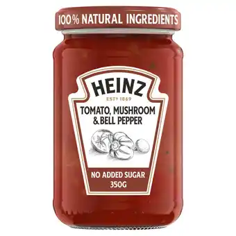 Asda Heinz tomato, mushroom & bell pepper pasta sauce offer