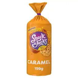 Asda Snack a jack caramel flavour jumbo rice cakes offer