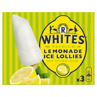 Asda R whites 3 lemonade ice lollies offer