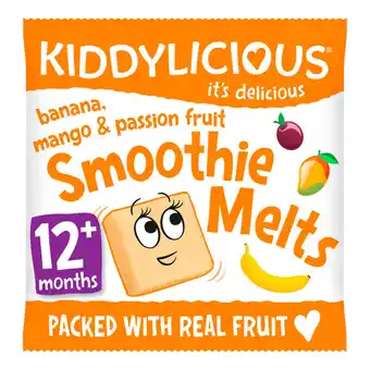 Asda Kiddylicious mango & passion fruit smoothie melts 12+ months offer