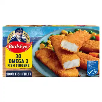Asda Birds eye 30 omega 3 fish fingers offer