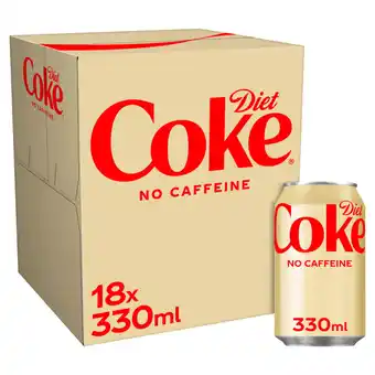 Asda Coca-cola diet coke caffeine free cans offer