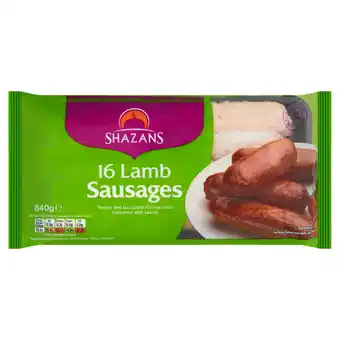 Asda Shazans lamb sausages offer
